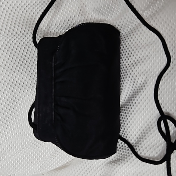 VINTAGE STUART WEITZMAN BLACK BAG - Picture 3 of 9